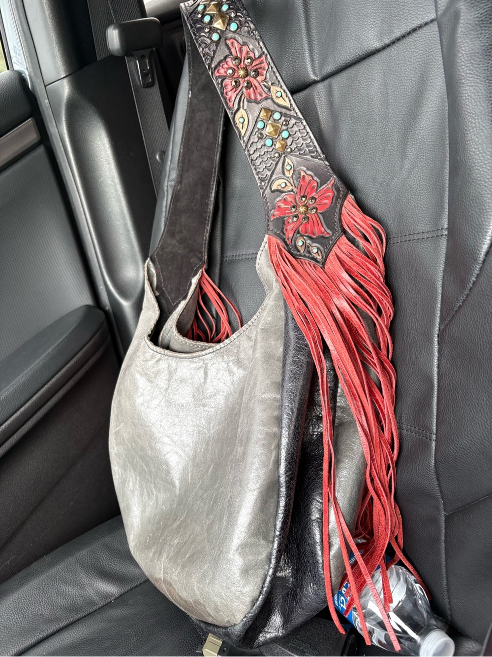 Heritage Brand HB Marilyn red fringe turquoise